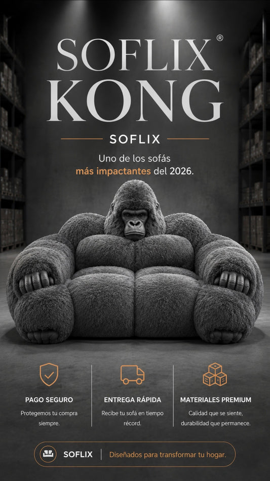 SOFLIXMÉXICO® KONG — El sofá que todos quieren tener este 2026.
